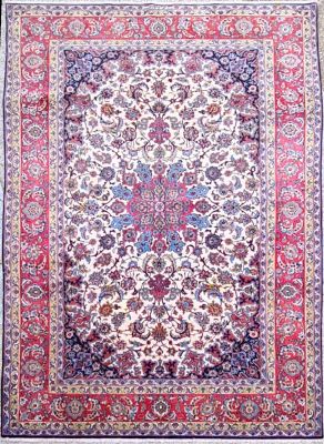 Tapis Ispahan Hekmatnejad, Iran, époque Du Shah