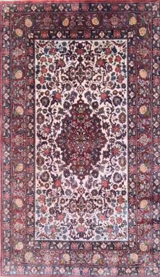 Ispahan En Soie, Tapis Persan De 1965/1970